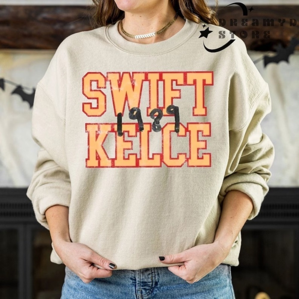 Swift Kelce Shirt Taylor 1989 T-Shirt Travis Kelce The Eras Tour Sweatshirt